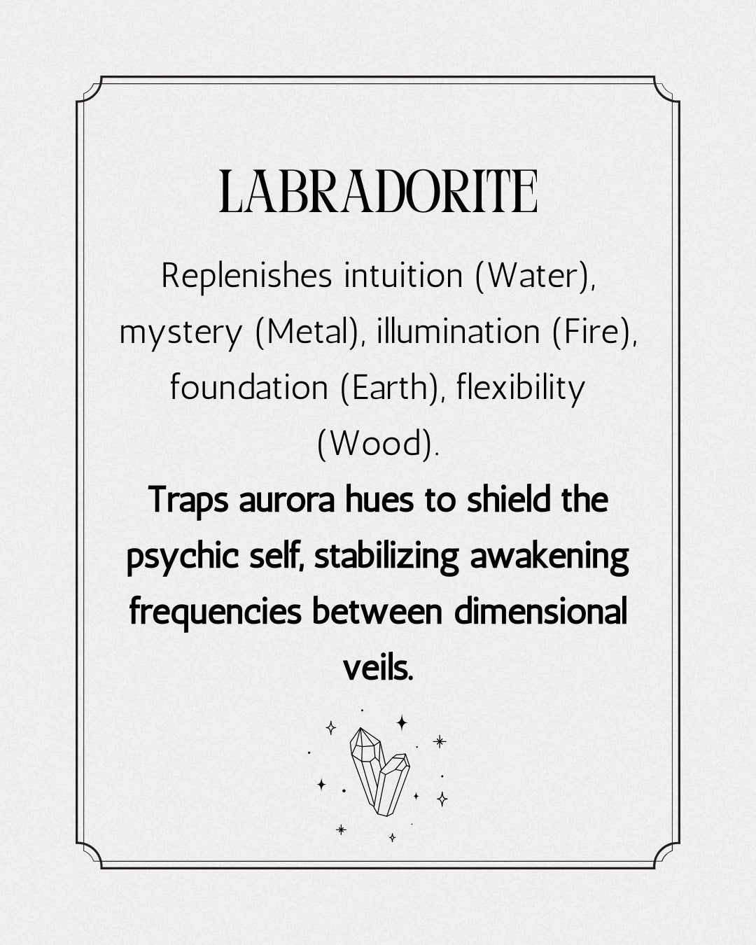 Metal · Reflection—Labradorite